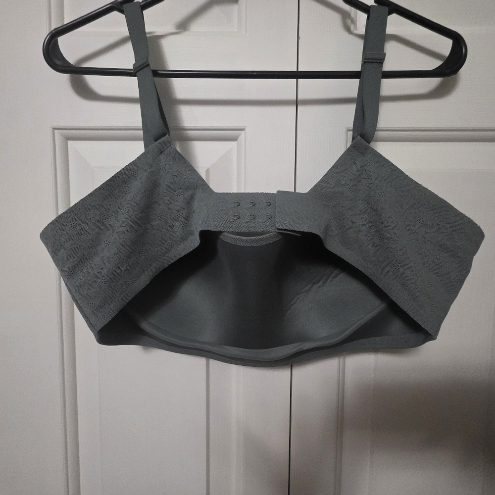 Aerie Smoothiez Lace Bra-ish Wireless Bralette Size Large - Picture 3 of 12